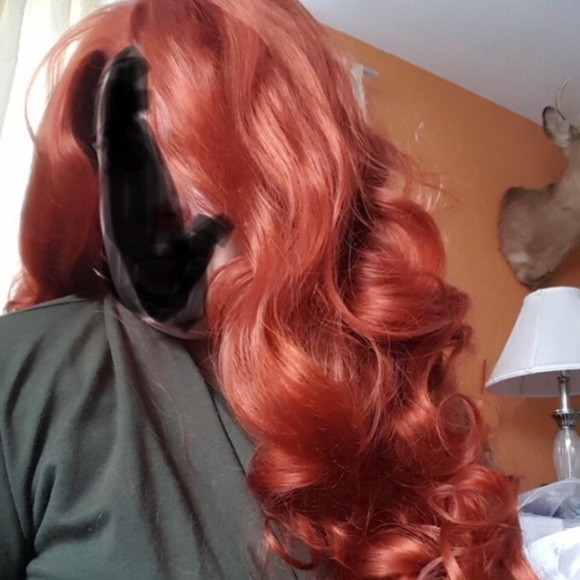 🧞‍♀️ARIE 26” COPPER-RED GLUE-LESS LACE FRONT WIG